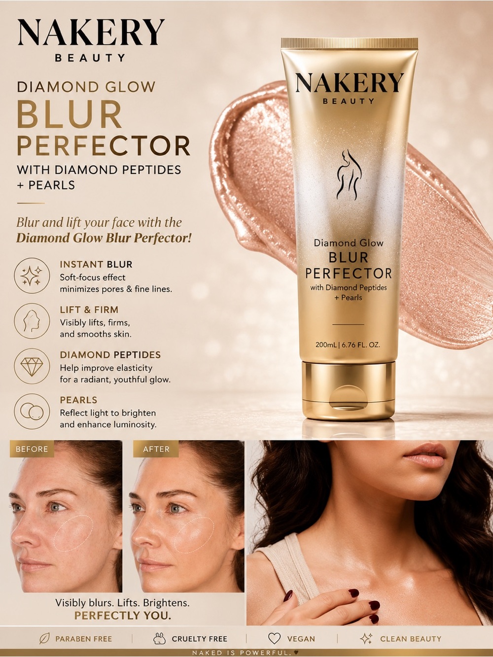 Nakery Beauty Diamond Glow Blur Perfector  $29